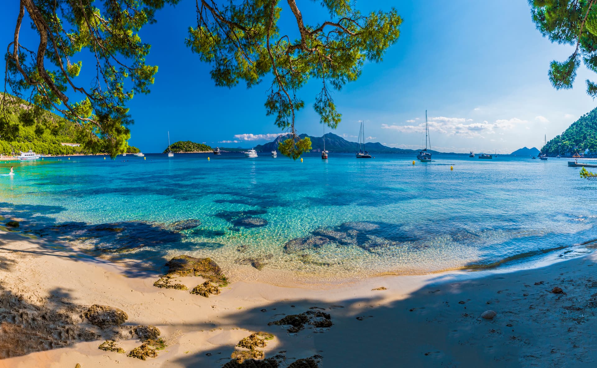 playa de Mallorca en otoño